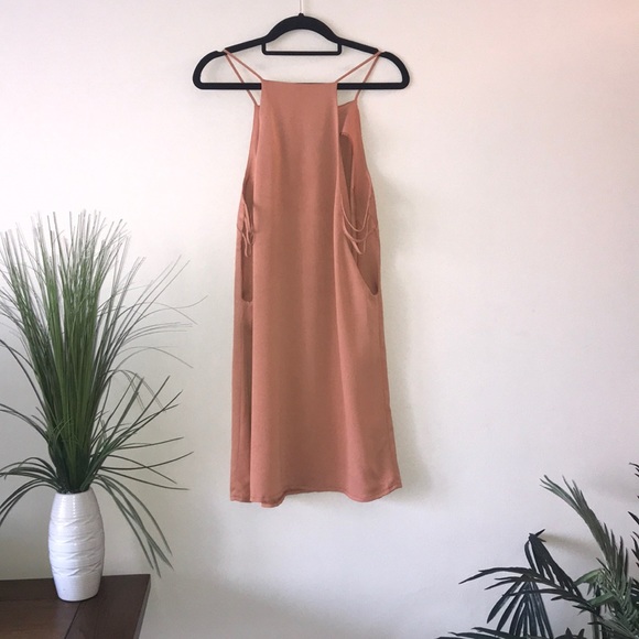 Missguided Peach Cut Out Dress - Picture 7 of 8